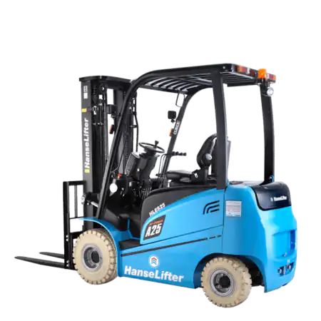 hanselifter 4-wheel electric forklift HLES-AC4 2,0 - 2,5t side view