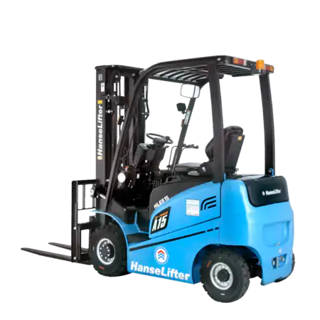 hanselifter 4-wheel electric forklift HLES15-AC4-1,5-1,75t side view