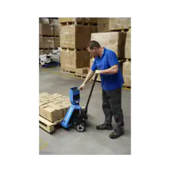 WHP-D2000 weigh scale pallet truck in action