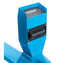 Balance pallet truck-WHP-DE-1500 printer and scales display