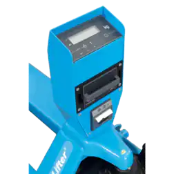 Balance pallet truck-WHP-DE-1500 printer and scales display 04